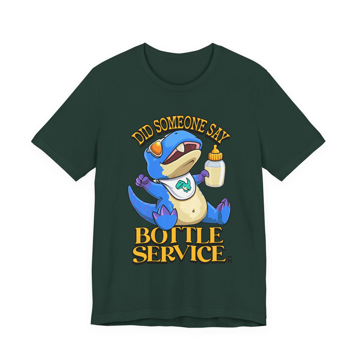 Bottle Service Baby T Rex T‑Shirt