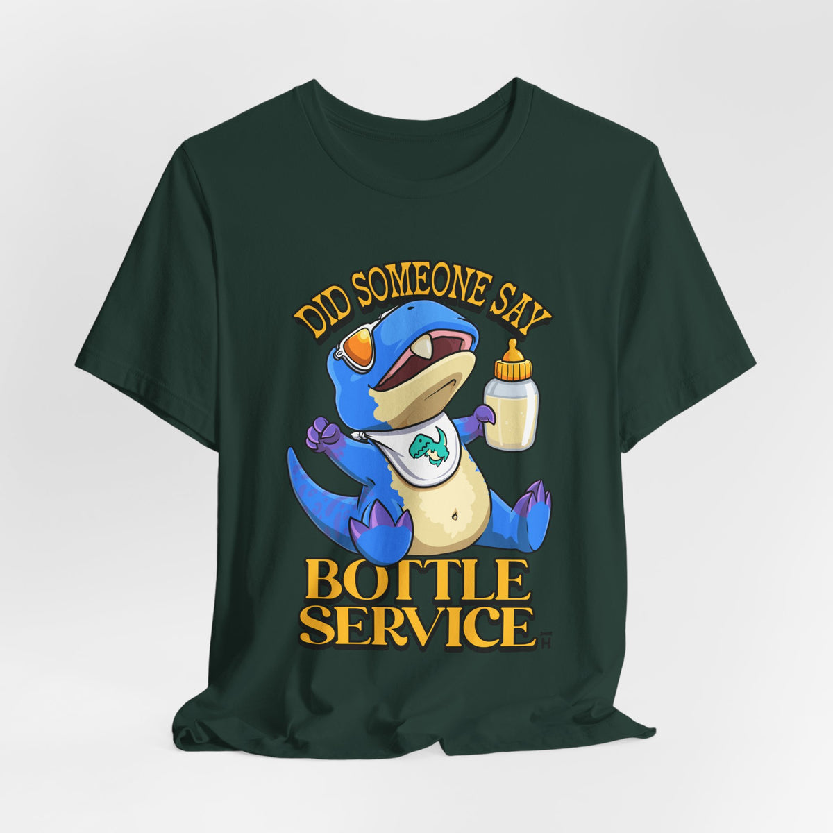Bottle Service Baby T Rex T‑Shirt