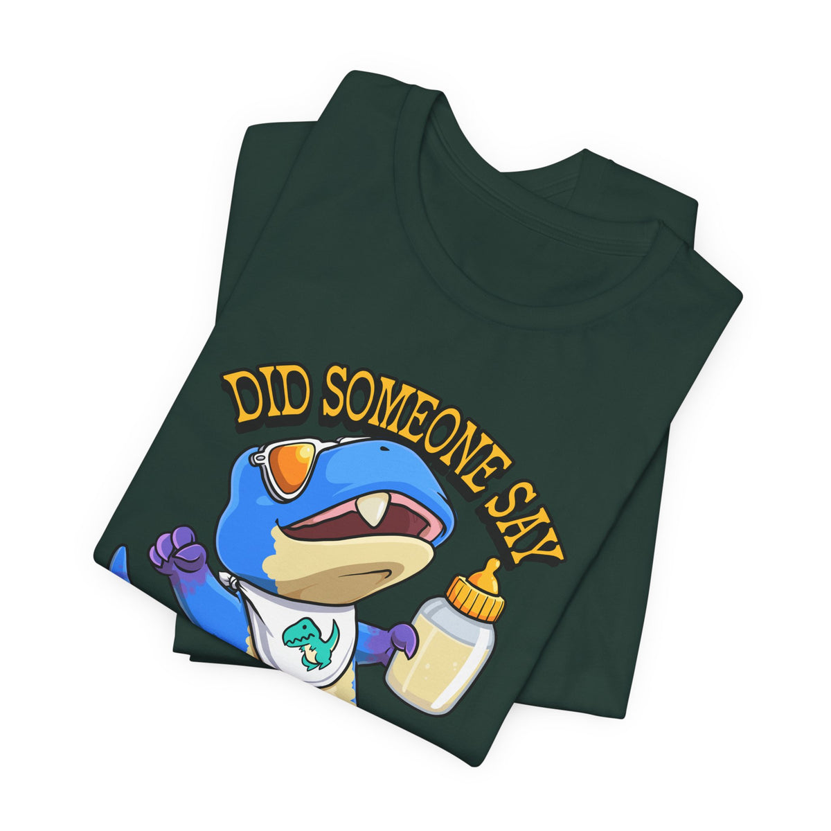 Bottle Service Baby T Rex T‑Shirt